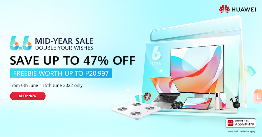 Huawei is launching new products with additional promo opportunities from June 6 to 15!