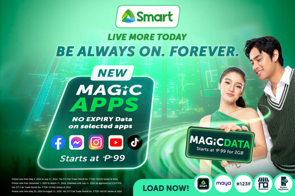 Experience NO-EXPIRY Data with Smart’s Magic Apps Promo