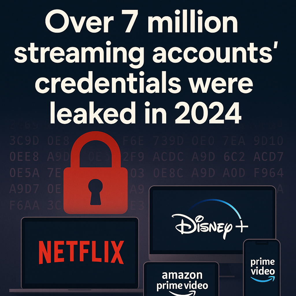 Kaspersky: Over 7 million streaming accounts’ credentials were leaked in 2024
